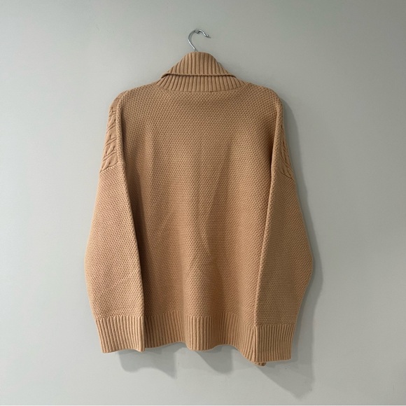 Ann Taylor Mixed Cable Turtleneck Sweater L - Picture 6 of 6